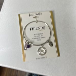 Friends Forever Bracelet. Stainless Steel. New With Tags.
